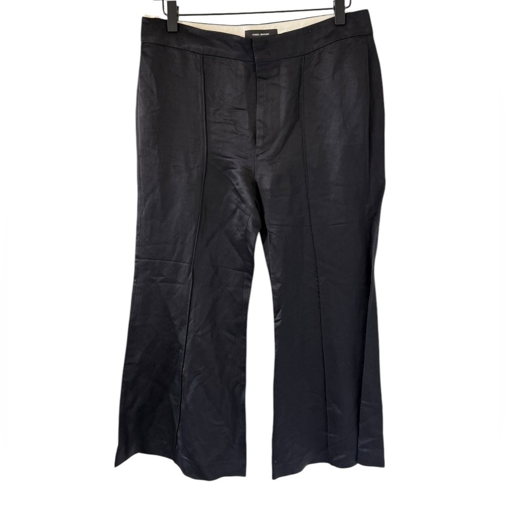 Isabel Marant Wide Leg Cropped Trouser Pants